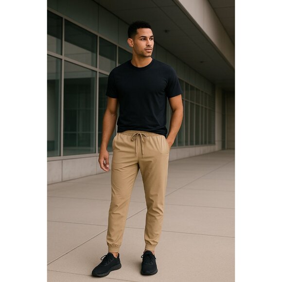 Lululemon Mens Size L ABC Trench Joggers With Drawstring Waist Athleisure - Picture 1 of 14